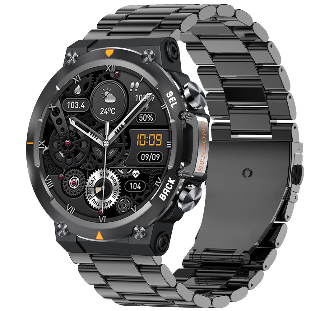 MAX18 AMOLED Smartwatch with Bluetooth Calls & AI Fitness Tracking