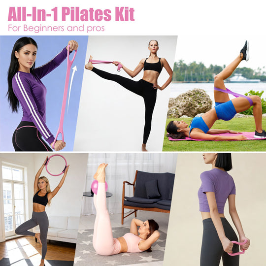 14-Piece Pilates Home Workout Kit