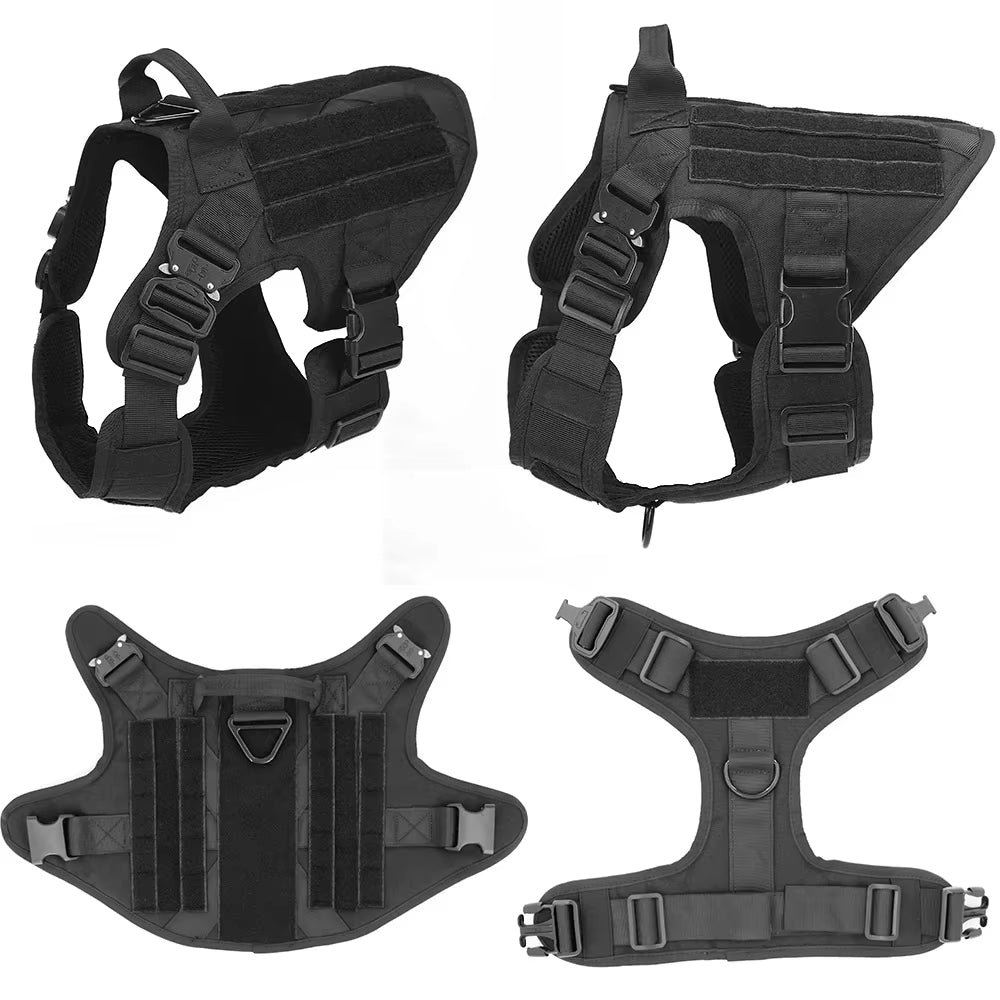 Camouflage Nylon Dog Harness & Leash Set