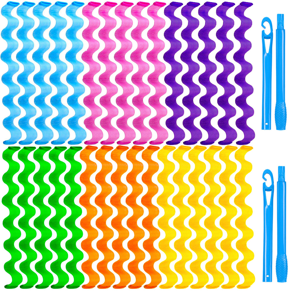 Heatless Wave Hair Curlers Styling Kit 30 Pieces