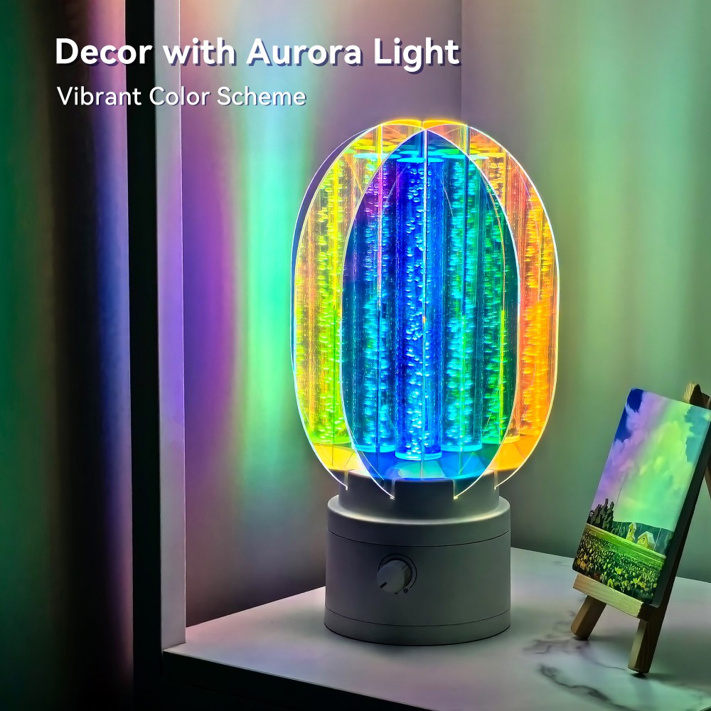 The Plastic Version Of The Aurora Lamp Is Lightweight And Easy To Carry