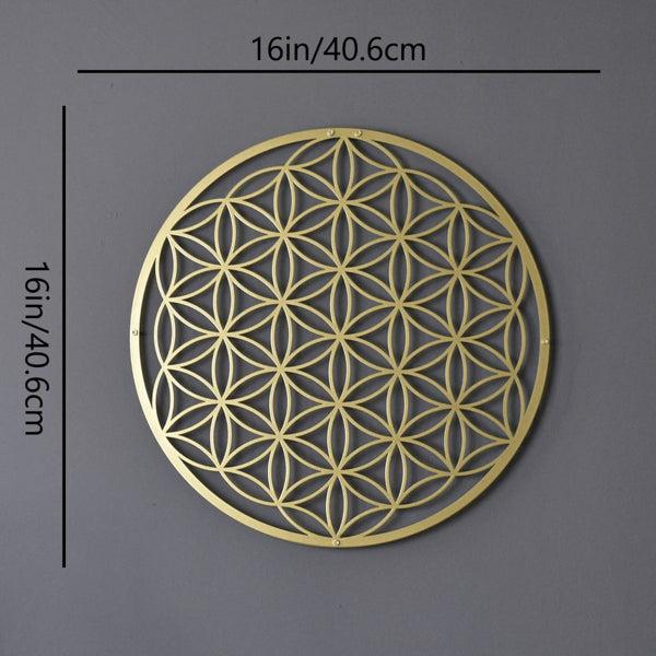 Flower of Life Metal Wall Art