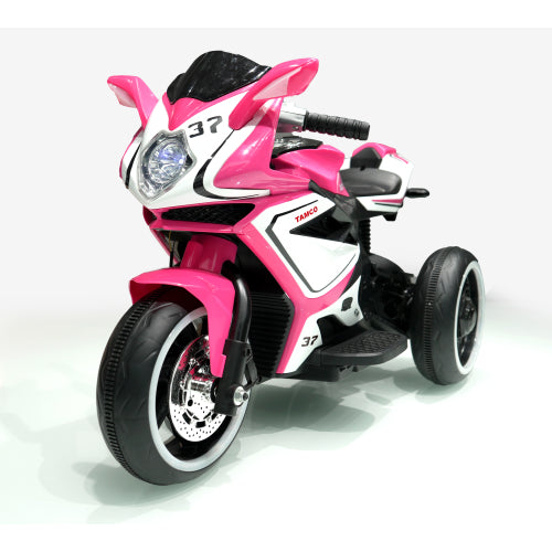 Kids Electric Ride-On Motorcycle with Lights &amp; Music