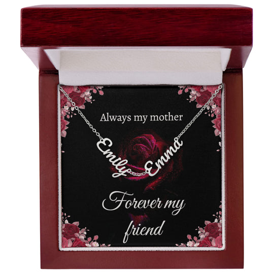 Personalized Mom 2–3 Name Necklace Gift