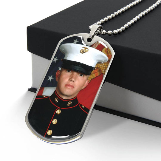 Personalized Photo Dog Tag Necklace