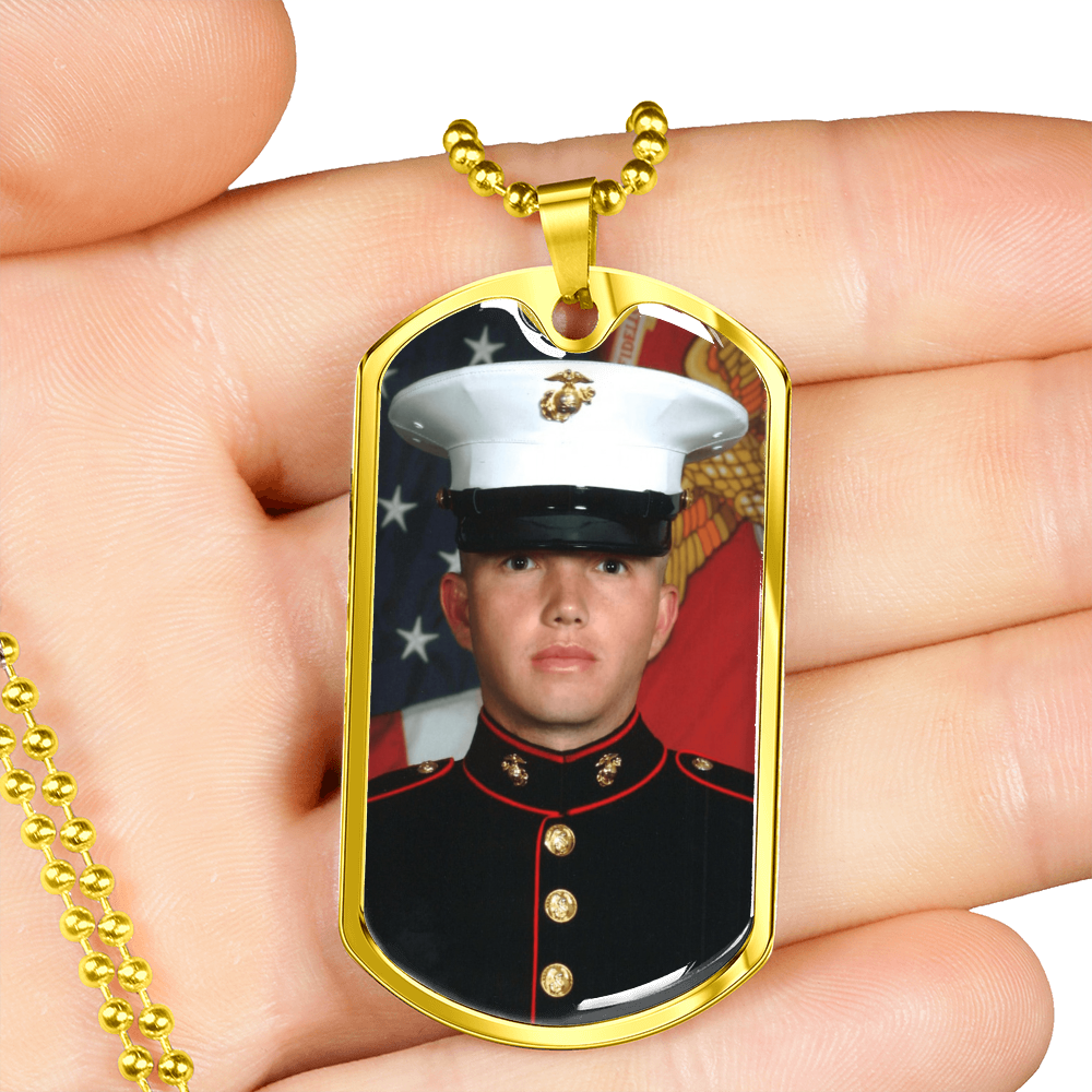 Personalized Photo Dog Tag Necklace