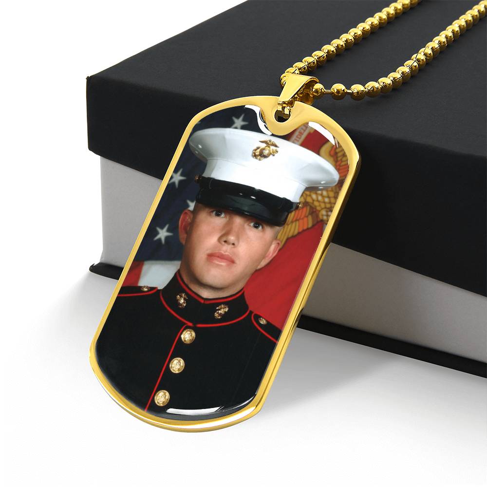 Personalized Photo Dog Tag Necklace
