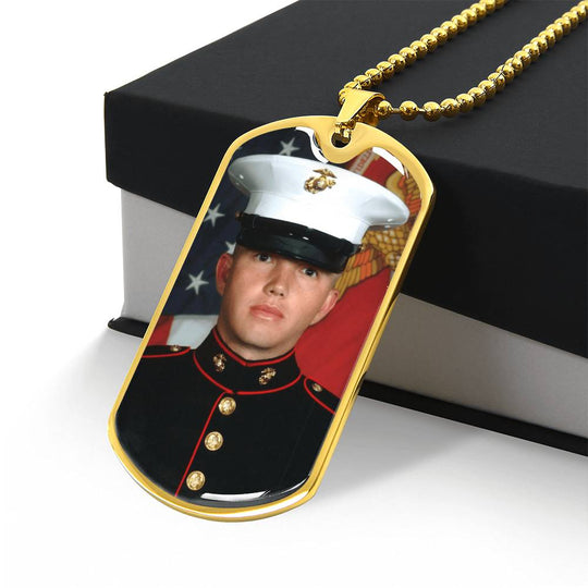 Personalized Photo Dog Tag Necklace