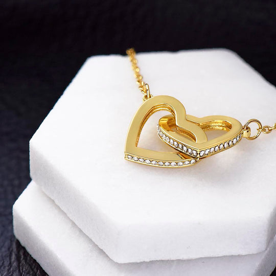 Grandma Interlocking Hearts Necklace Gift