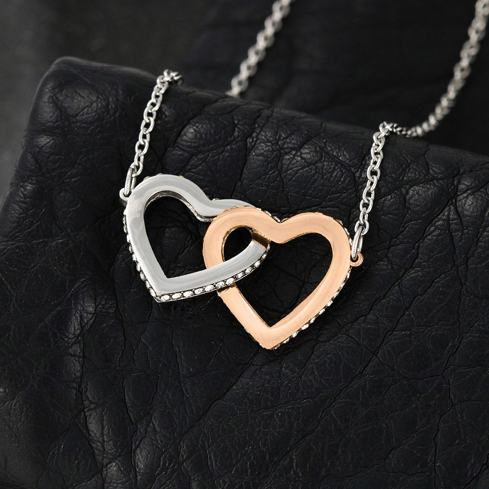 Grandma Interlocking Hearts Necklace Gift