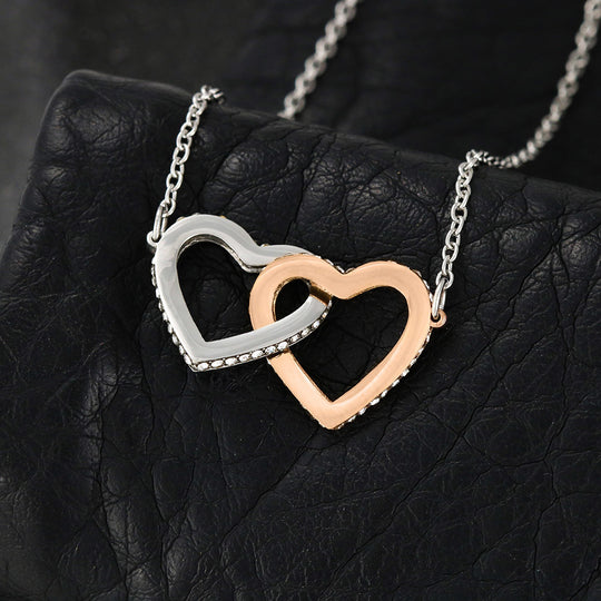 Grandma Interlocking Hearts Necklace Gift
