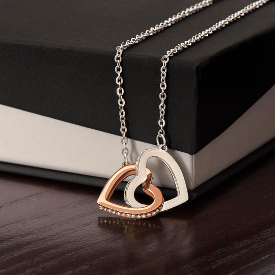 Grandma Interlocking Hearts Necklace Gift