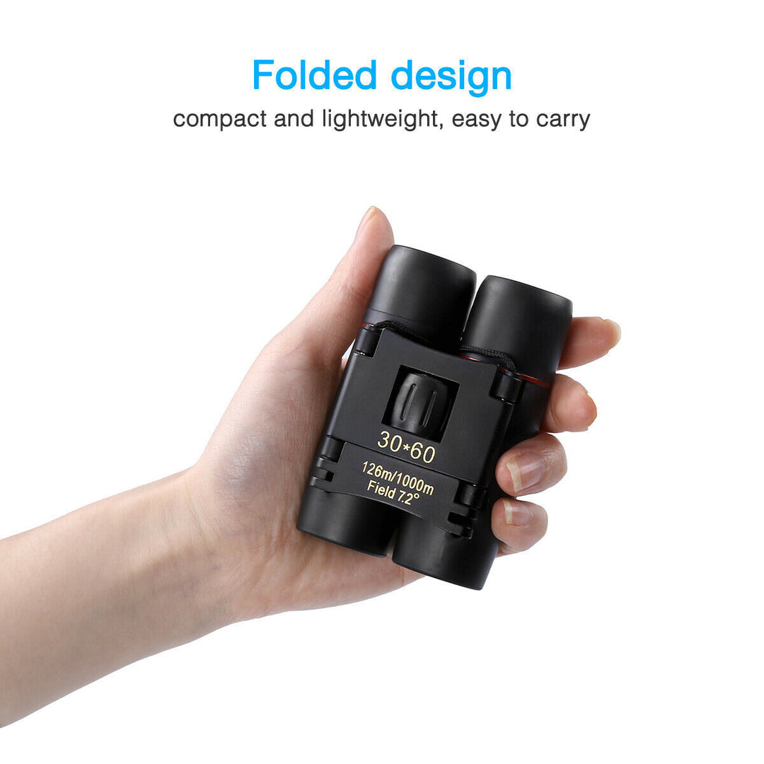 Compact 30x60 Travel Binoculars for Outdoors &amp; Events
