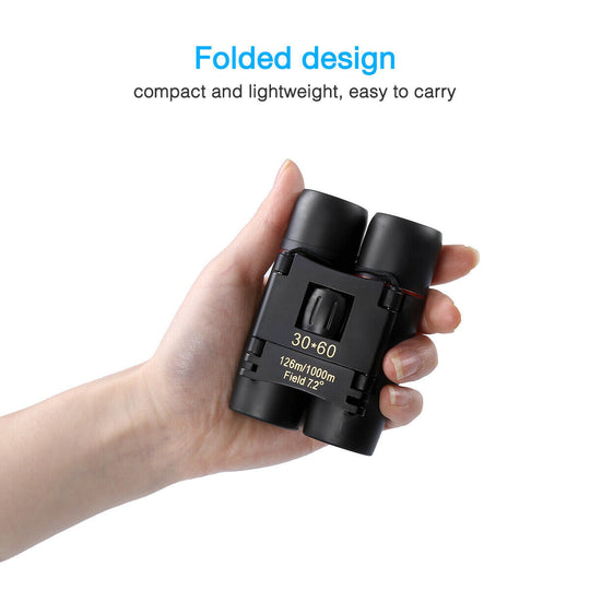 Compact 30x60 Travel Binoculars for Outdoors &amp; Events