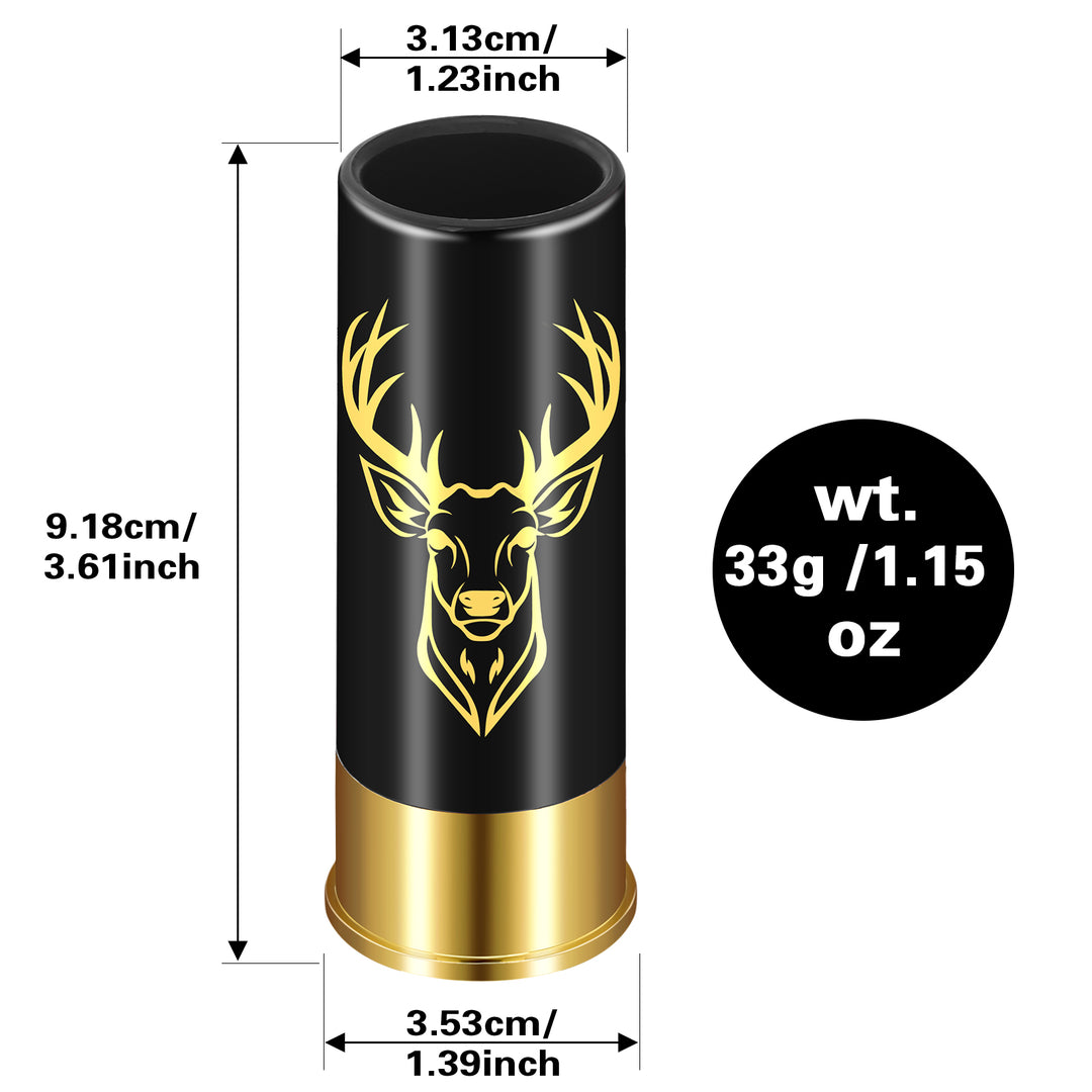 4-Pack Deer Head Bullet Shot Cups