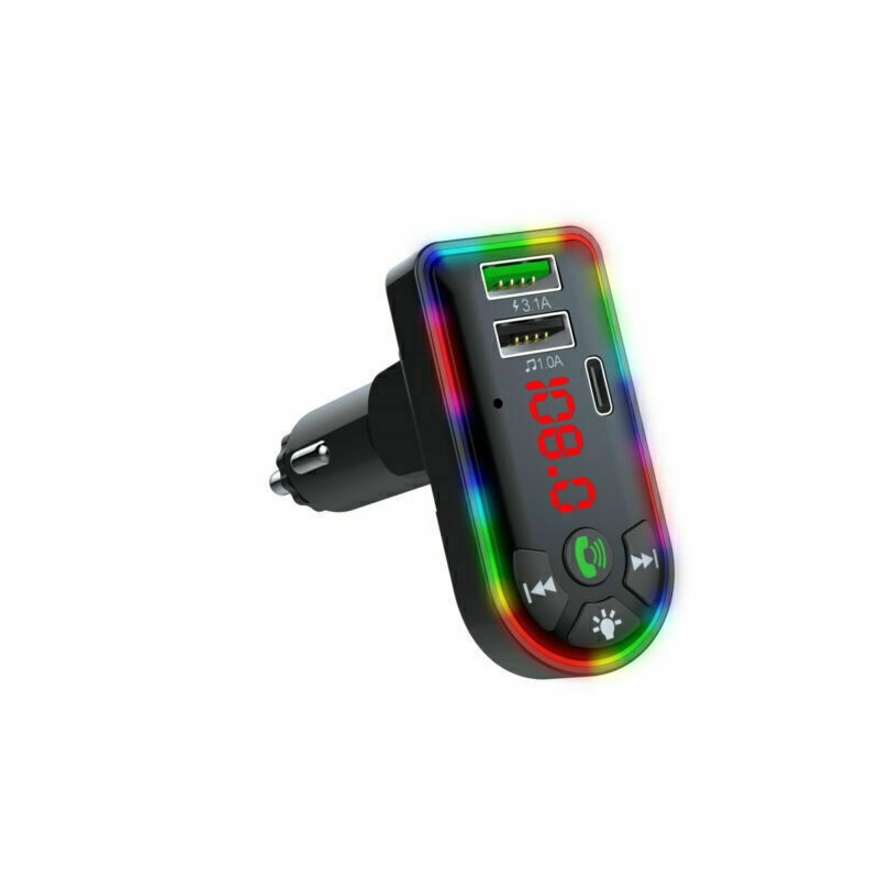 Bluetooth 5.0 FM Transmitter &amp; Car Charger