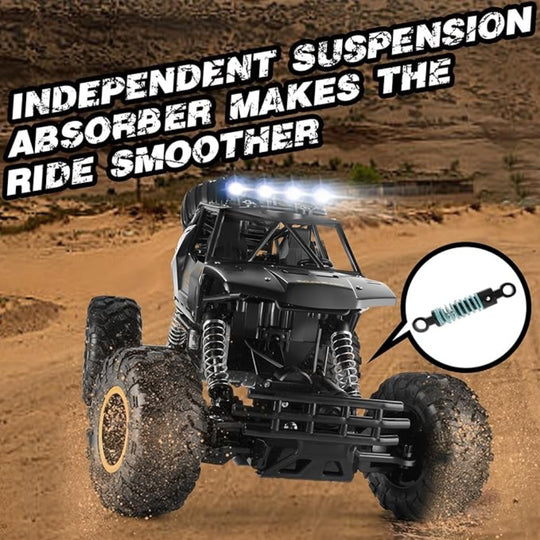 4WD RC Rock Crawler Truck with LED Lights