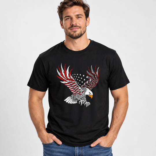 American Bald Eagle T-Shirt Patriotic Freedom Symbol