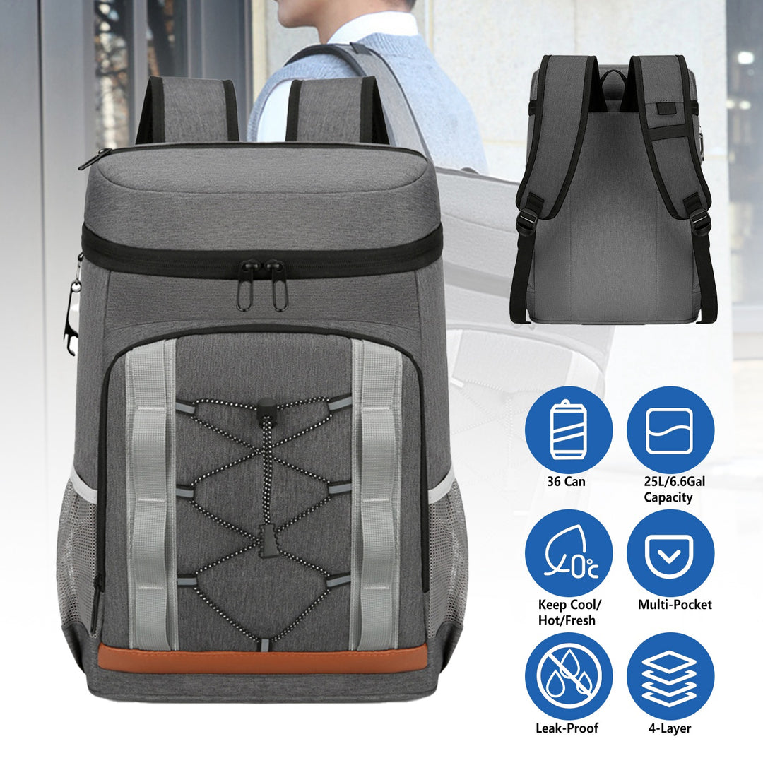 36-Can Leakproof Insulated Cooler Backpack