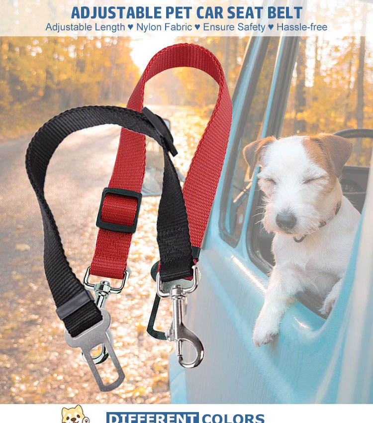 Adjustable Dog Car Seat Belt Leash