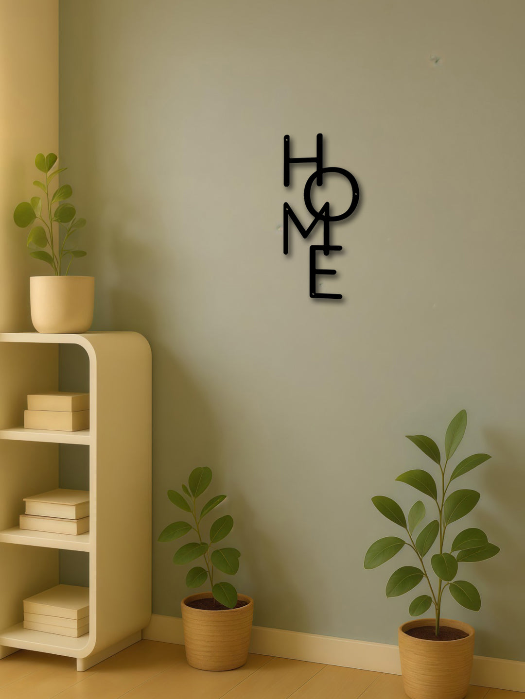HOME Letter Metal Wall Sign