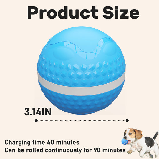Motion-Activated Interactive Dog Ball