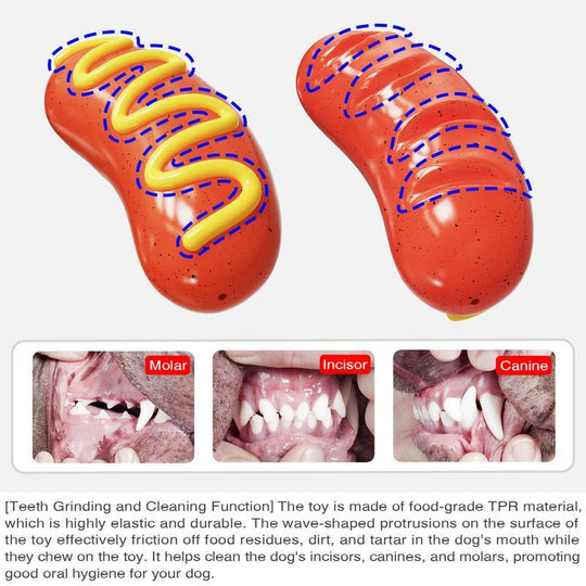 Tough Rubber Dog Chew Toy