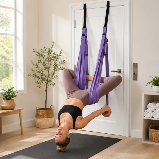 Adjustable Aerial Yoga Stretch Belt Door Hanging Trainer