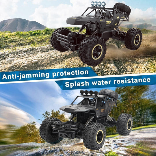 4WD RC Rock Crawler Truck with LED Lights