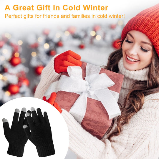 Unisex Touchscreen Winter Knit Gloves