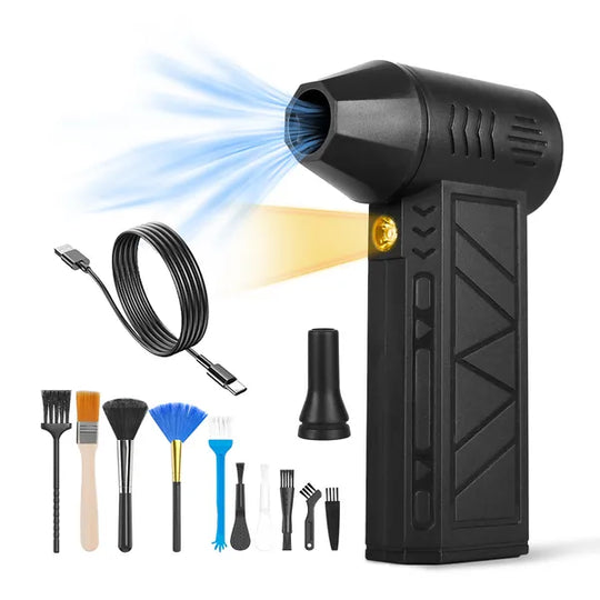 150,000 RPM Rechargeable Air Duster with LED