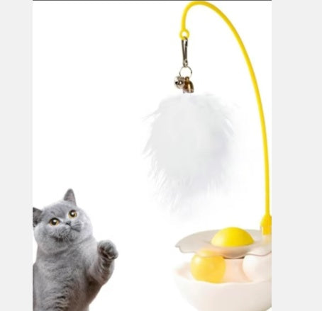 Washable Duck Wand Cat Toy