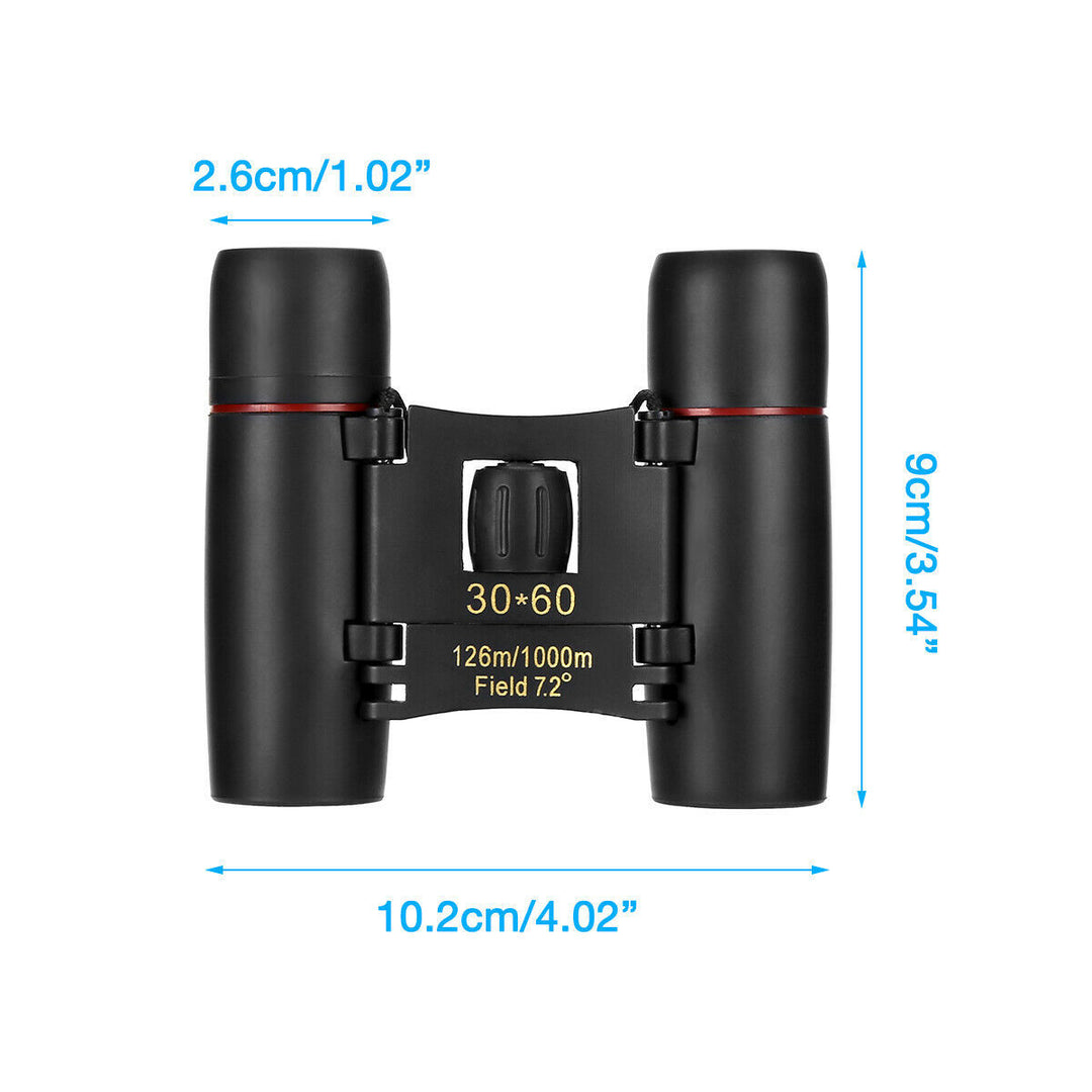 Compact 30x60 Travel Binoculars for Outdoors &amp; Events