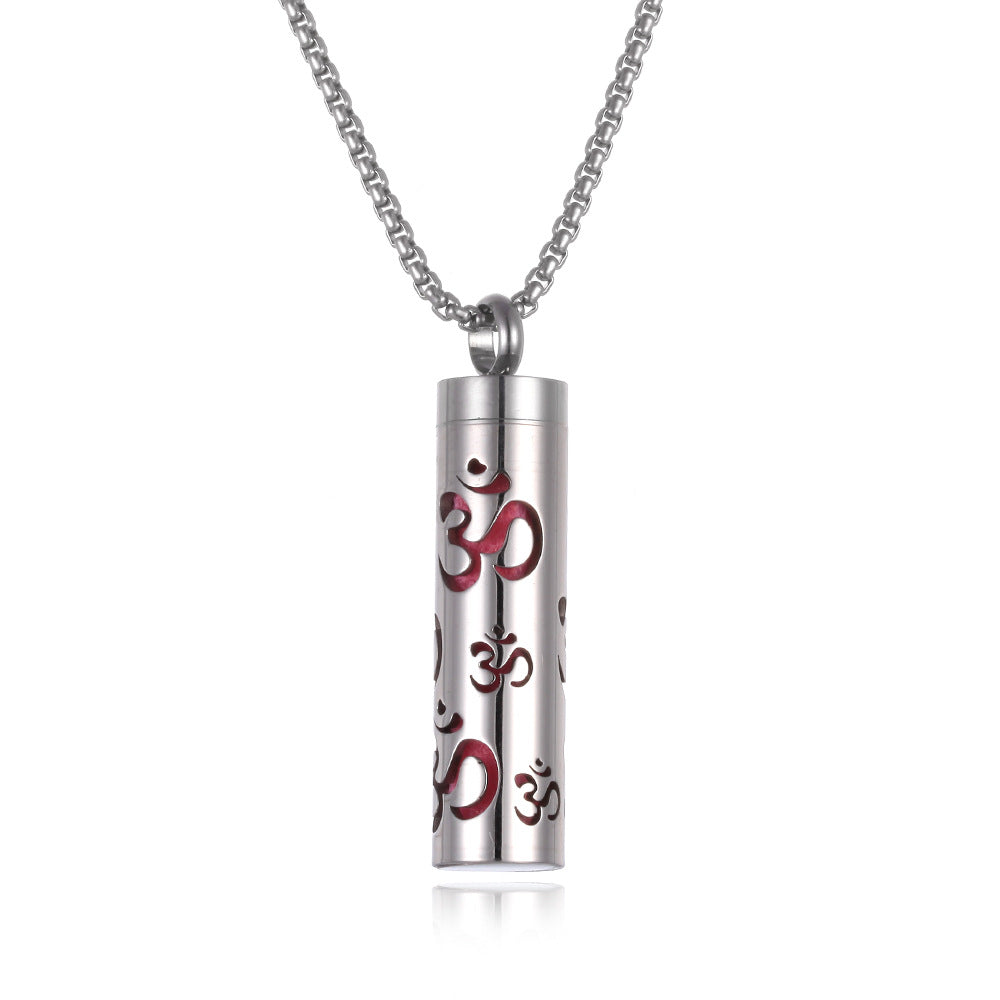 Stainless Steel Aromatherapy Essential Oil Diffuser Necklace