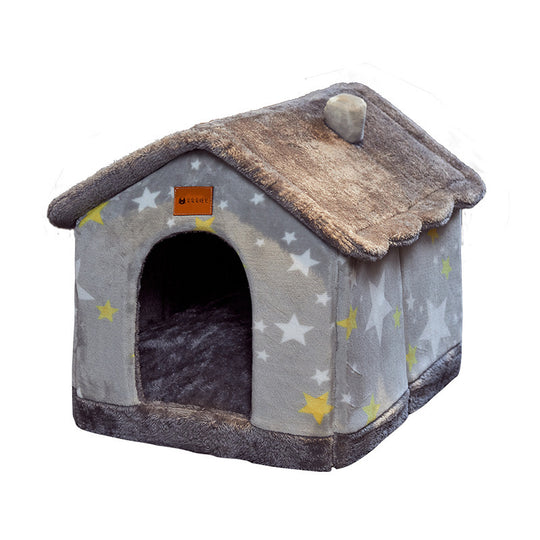 Plush Cozy Foldable Pet House