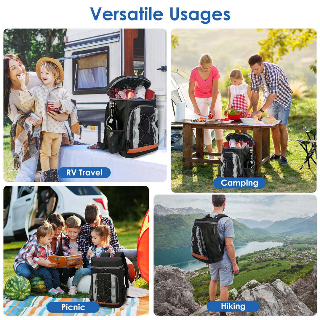 36-Can Leakproof Insulated Cooler Backpack