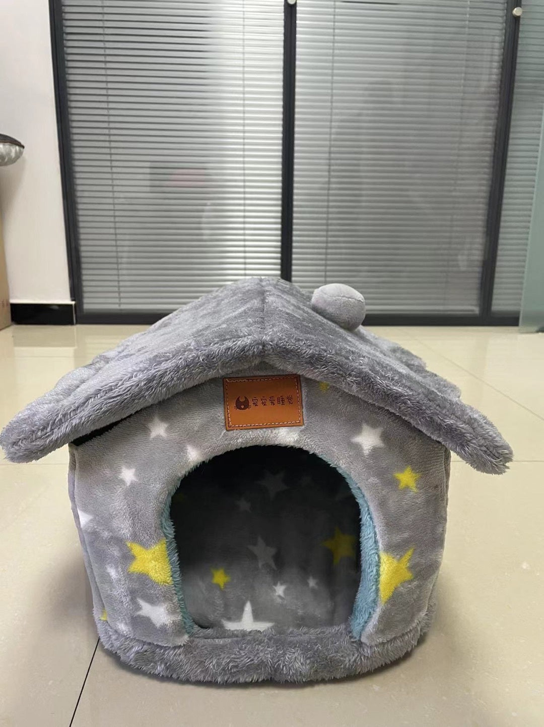 Plush Cozy Foldable Pet House