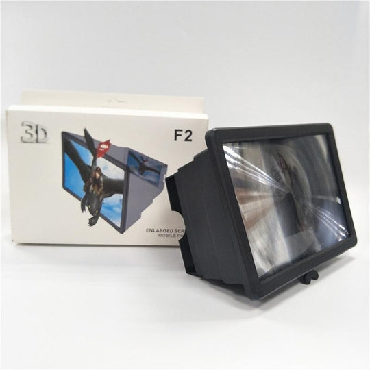 White Mobile Phone Screen Magnifier, Bringing A Wider Viewing Field