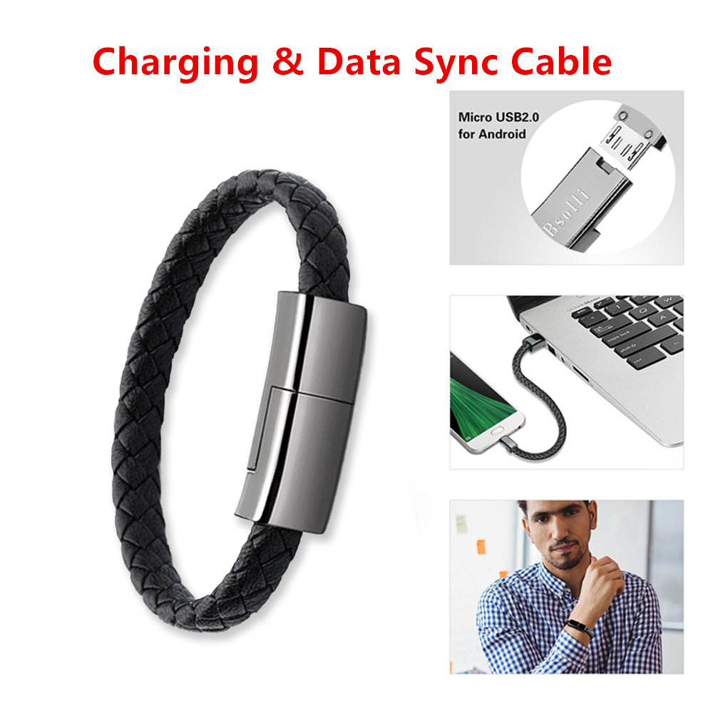 Wearable Bracelet USB Charging Cable