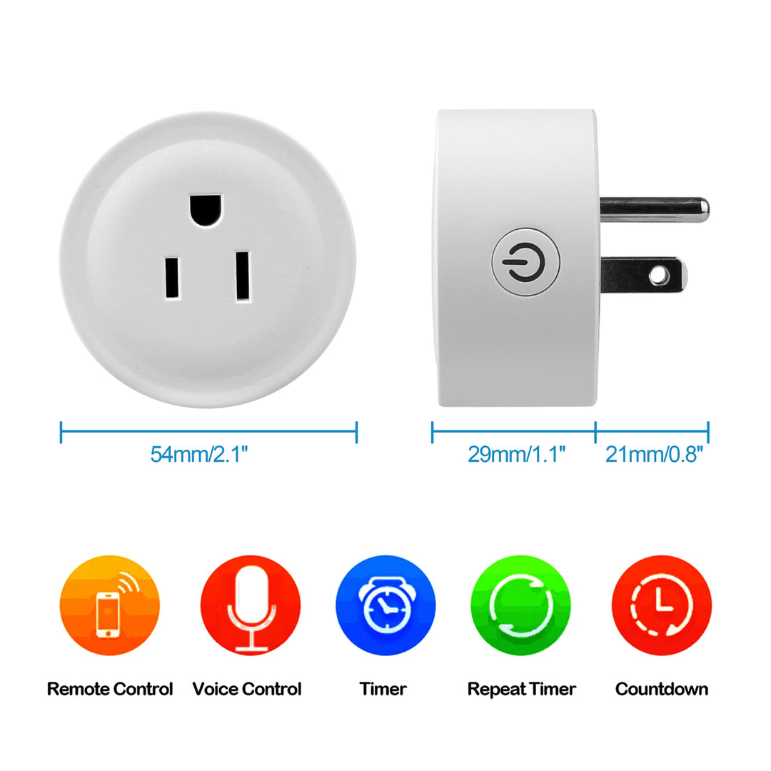 WiFi Smart Plug with App &amp; Voice Control