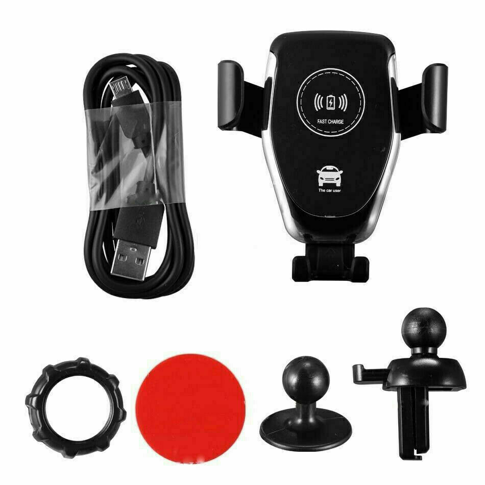 10W Qi Automatic-Clamping Wireless Car Charger