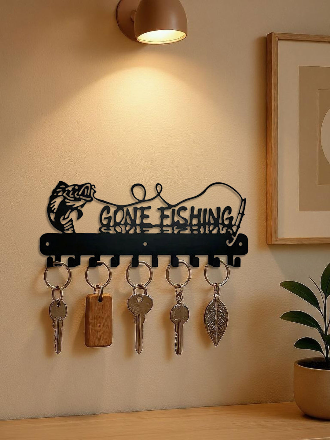 Black Decorative Metal Wall Hook