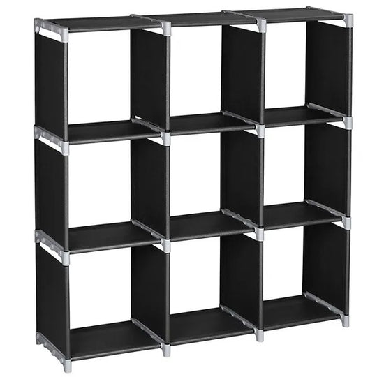9-Cube 3-Tier Storage Organizer Shelf