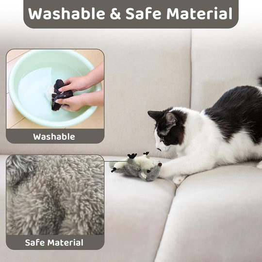 Rechargeable Flapping Squirrel Catnip Toy