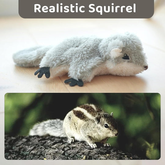 Rechargeable Flapping Squirrel Catnip Toy
