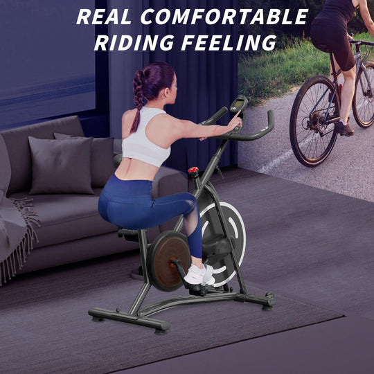 Compact Magnetic Exercise Bike for Home Fitness