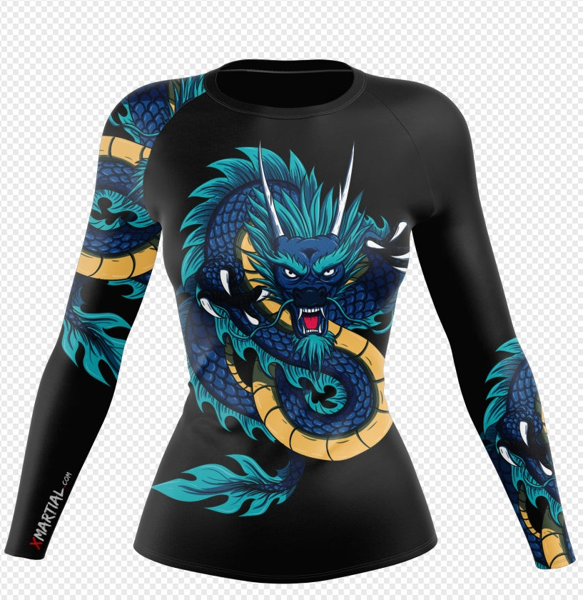 Blue Dragon Women’s Long Sleeve Rash Guard
