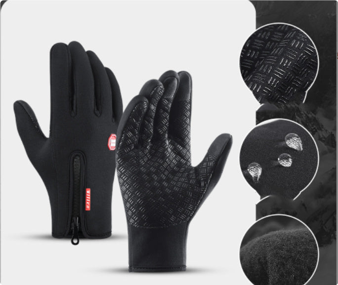 Thermal Touchscreen Winter Riding Gloves (Waterproof &amp; Windproof)