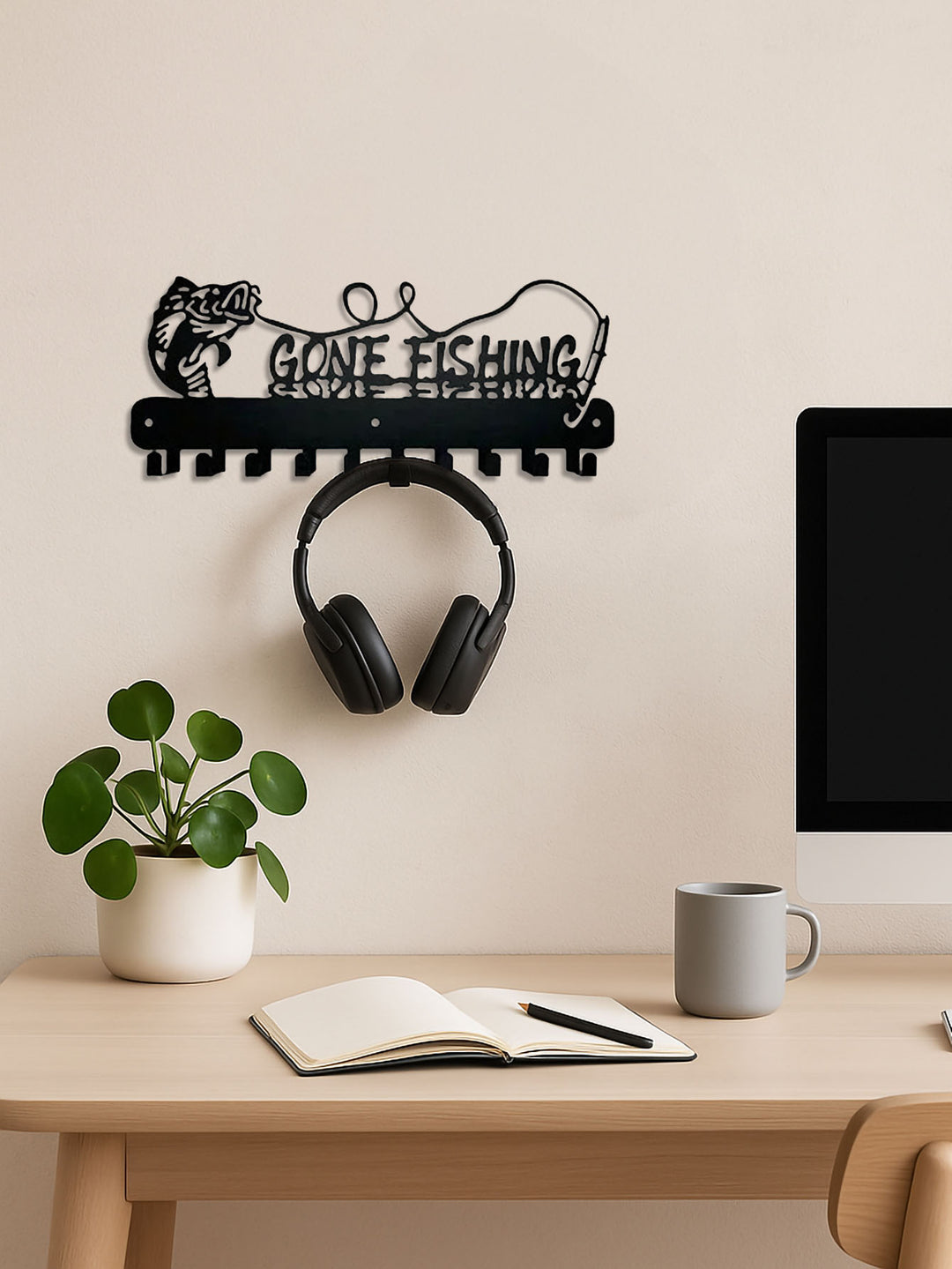 Black Decorative Metal Wall Hook