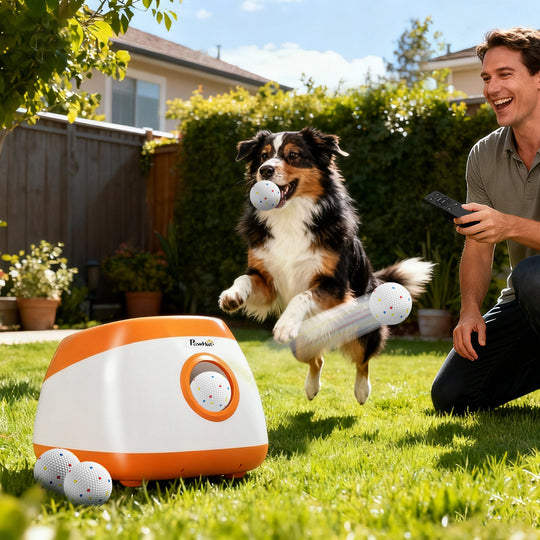 Automatic Dog Ball Launcher with 26–79-Foot Range